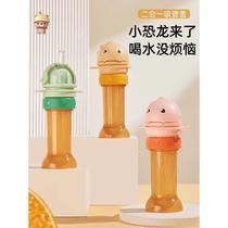 Mineral water straw cap for children and babies drinking water artifact anti-choking water bottle cap portable water bottle conversion mouth cap universal