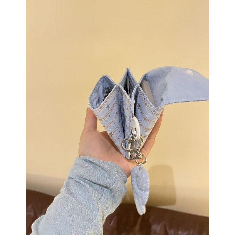 New Original Korean-Style Sequin Star Small Card Holder, Fresh and Girly Coin Purse, Portable Commuter Id Holder New Original Korean-Style Sequin Star Small Card Holder, Fresh and Girly Coin Purse, Portable Commuter Id Holder
