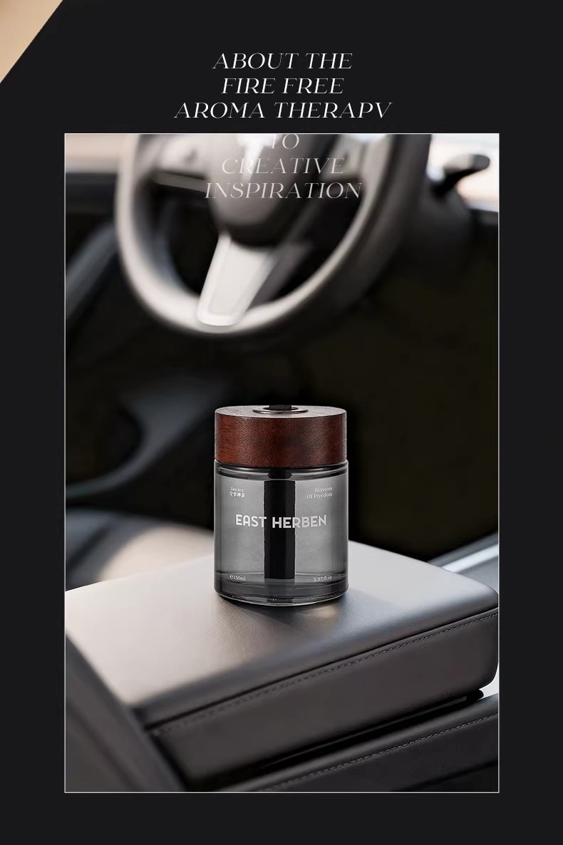 All Seasons Hotel Zen Tea Scent Car Fragrance 5 New High-End Car Interior Light Perfume Long-Lasting Fragrance