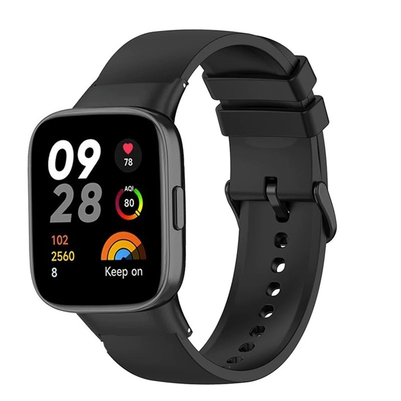 Подходит для Redmi Watch, Redmi Watch4/3 Active Youth, Xiaomi Band 9/8PRO, силиконовый ремешок стиль