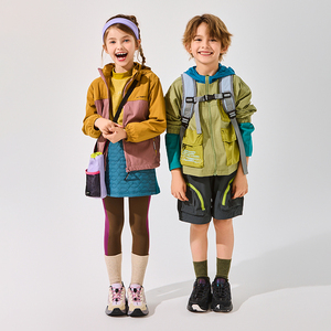 SMIBU童鞋儿童运动鞋2025秋季新款男童女童户外登山鞋休闲鞋星跃