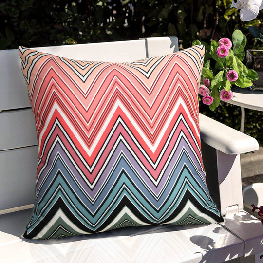 Новая европейская и американская водонепроницаемая наволочка для улицы с полосатым богемным принтом, чехол для диванных подушек, домашняя наволочка