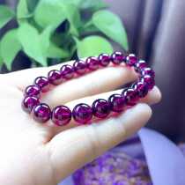 High Crystal Imperial Brazilian Purple Teeth 9m Garnet Bracelet Womens Stone