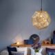 Nordic Simple Modern Creative Cafe Bar Single-Head Restaurant Bar Counter Dining Room Clothing Store Chandelier Multi-Faceted Ball Lamp