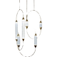 Postmodern Light Luxury Combination Chandelier for Duplex Villa Living Room Bar Counter Designer Personalized Creative Decorative Dining Room Lamp