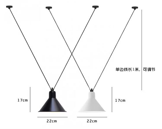Loft Creative and Unique Restaurant Three-Head Pendant Light, Simple and Minimalist Living Room, Bedroom, Dining Table, Bar Counter, Bedside Linear Pendant Light