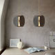 Modern Minimalist Glass Dining Room Single-Head Pendant Light Nordic American Style Bedroom Bedside Bar Cafe Study Small Pendant Light