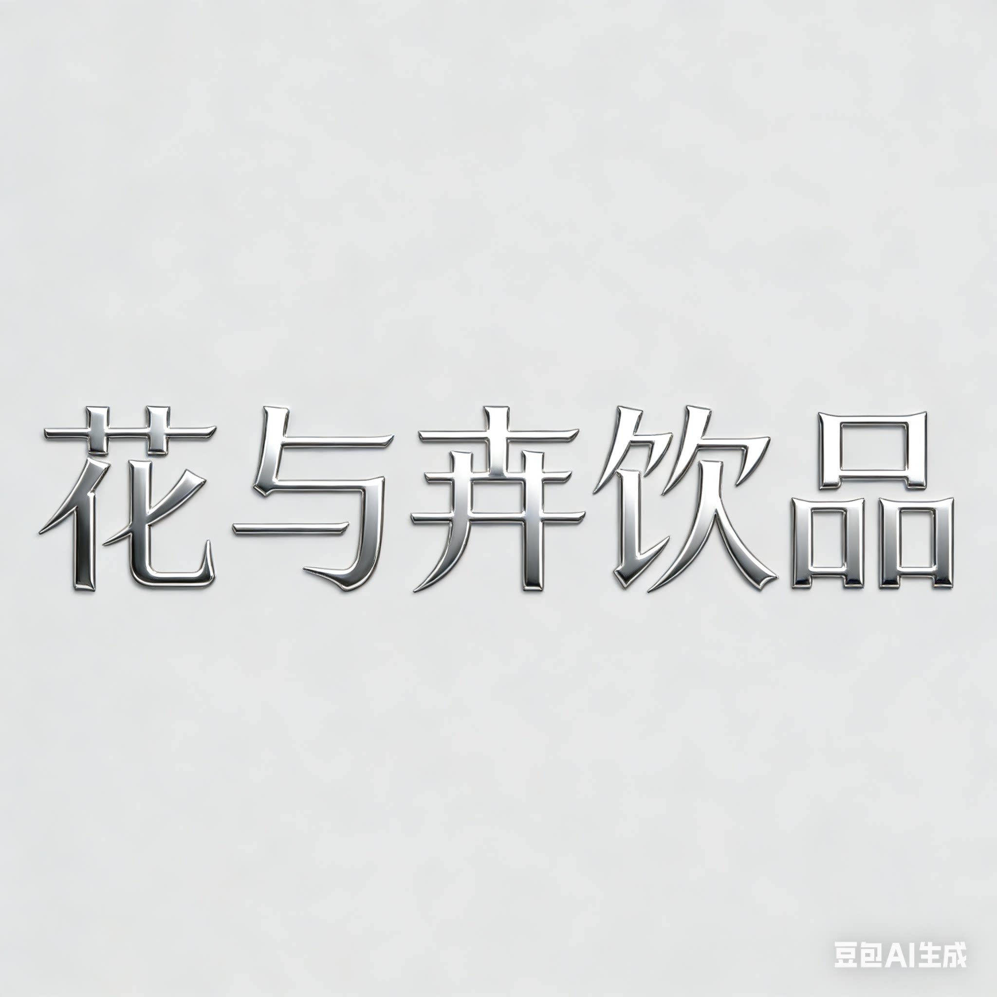 花与卉饮品的LOGO