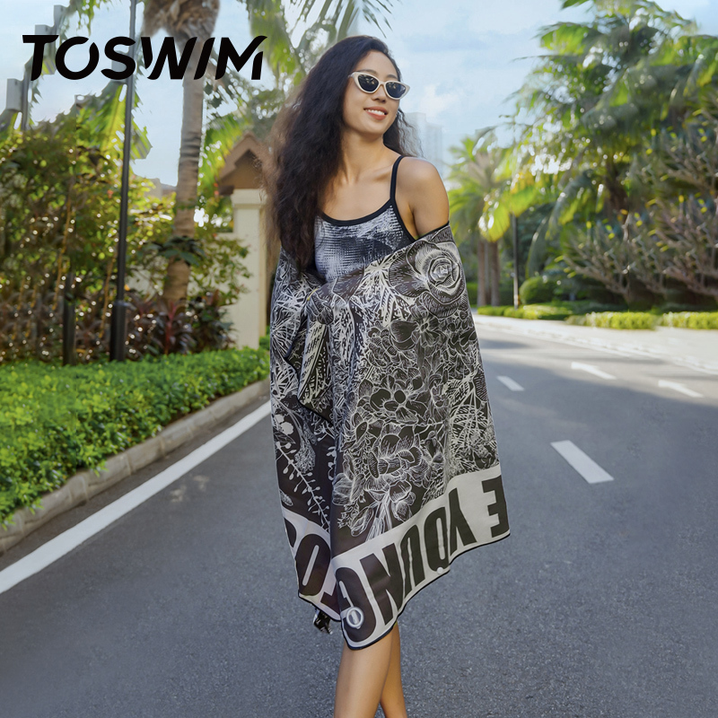 Toswim Quick-Drying Swimming Towel, Special for Men and Women, Hot Spring, Adult, Water-Absorbent, Quick-Drying, Portable Beach Towel, Towel Cape