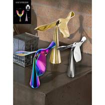 Flying bird bottle opener balanced tumbler metal bird beer bottle opener creative ornaments wine bottle opener artifact long handle
