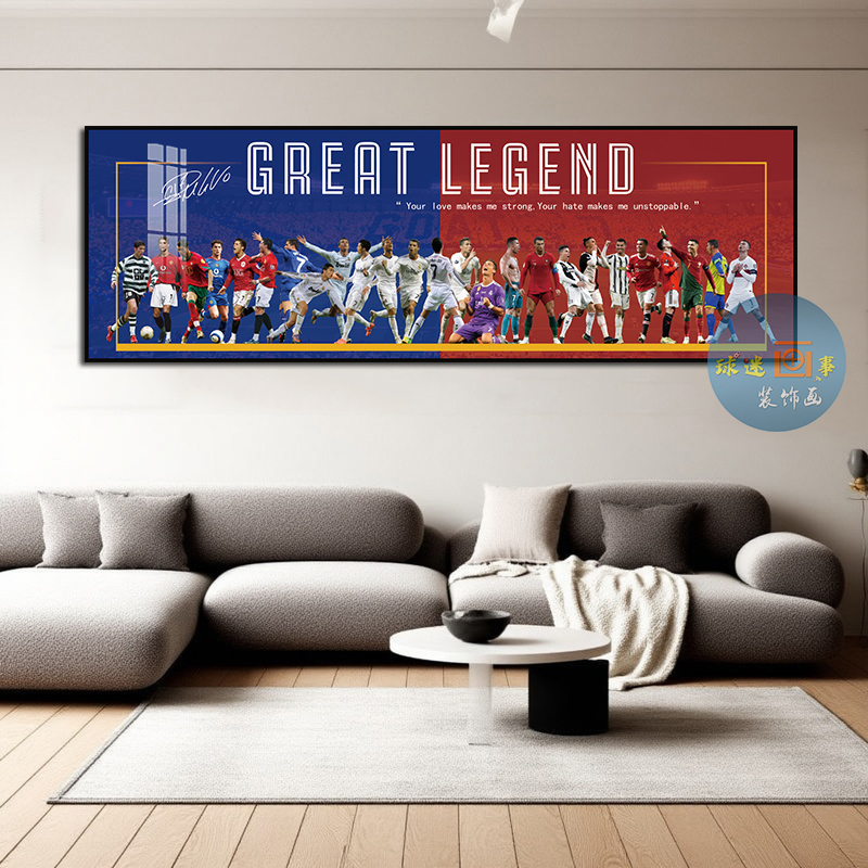Cristiano Ronaldo Football Legend Star Living Room Background Decoration Painting Hanging Picture Career Collection Bedroom Sports Store Poster Mural Cristiano Ronaldo Football Legend Star Living Room Background Decoration Painting Hanging Picture Career Collection Bedroom Sports Store Poster Mural