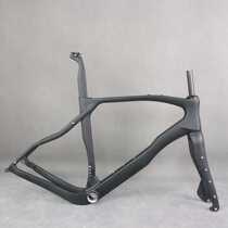 BIKEDOC customized GR01 carbon fiber gravel bicycle frame front fork seat tube disc brake