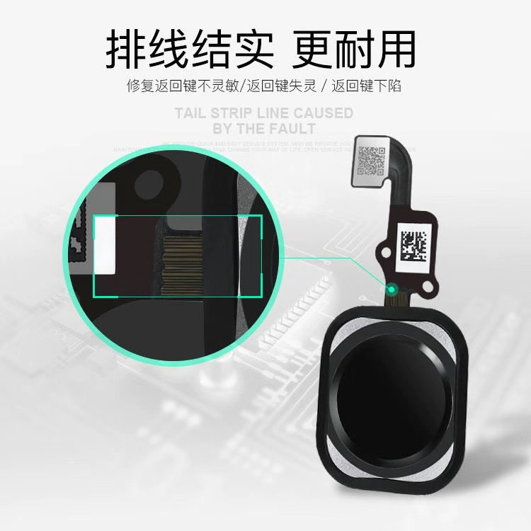 Jieweibang Buttons Are Suitable for Apple 5/6/7/8/6S/6Splus/6Plus/7Plus/8Plus Buttons, Home Button, Return Button