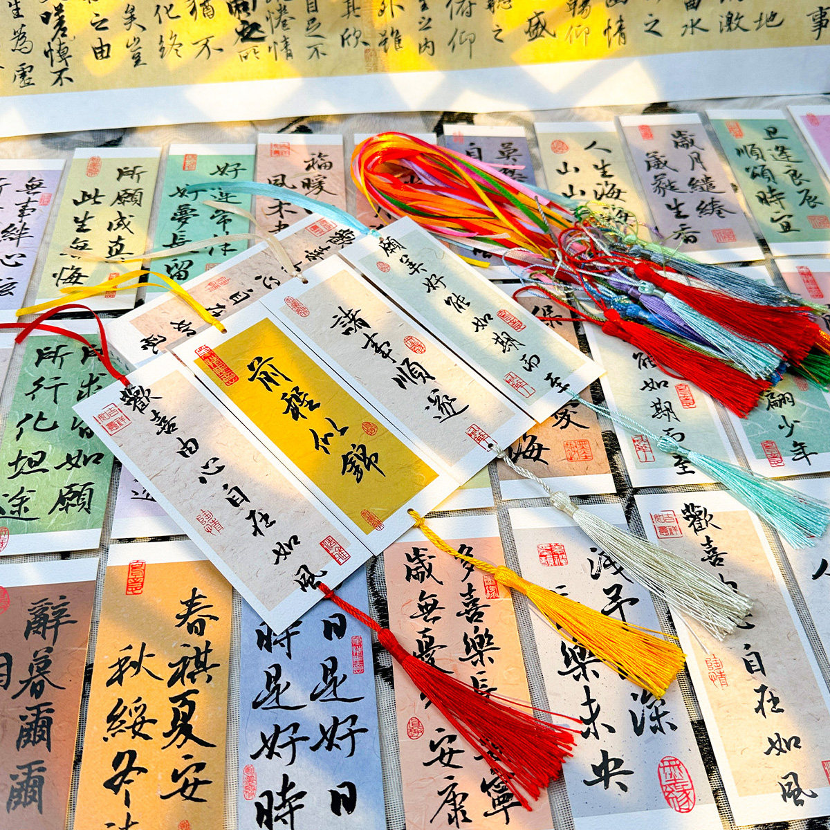 Chinese-Style Blessing Cards, Wish Wall, Goal Wall, Wish Decoration, Blank Wish Cards, Ritualistic Feel, Kindergarten, Elementary School Students, Hanging Tags, Classroom Decorations, College Entrance Exam, Year of the Horse, Middle School Students