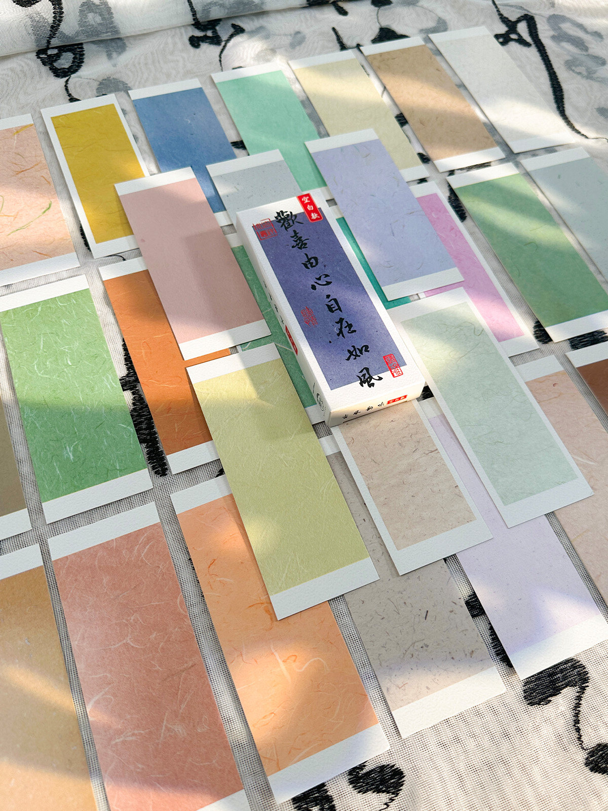 Ancient Style Blank Bookmark Cards, Chinese Style Imitation Rice Paper Texture, Calligraphy with a Brush, Traditional Chinese Painting, Handwritten Hanging DIY Wish/Goal/Blessing Cards, Paper for Giving to Friends, Hard Pen Writing Class Materials Kit