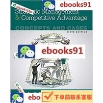 Strategic Management and Competitive Advantage 6th - editi