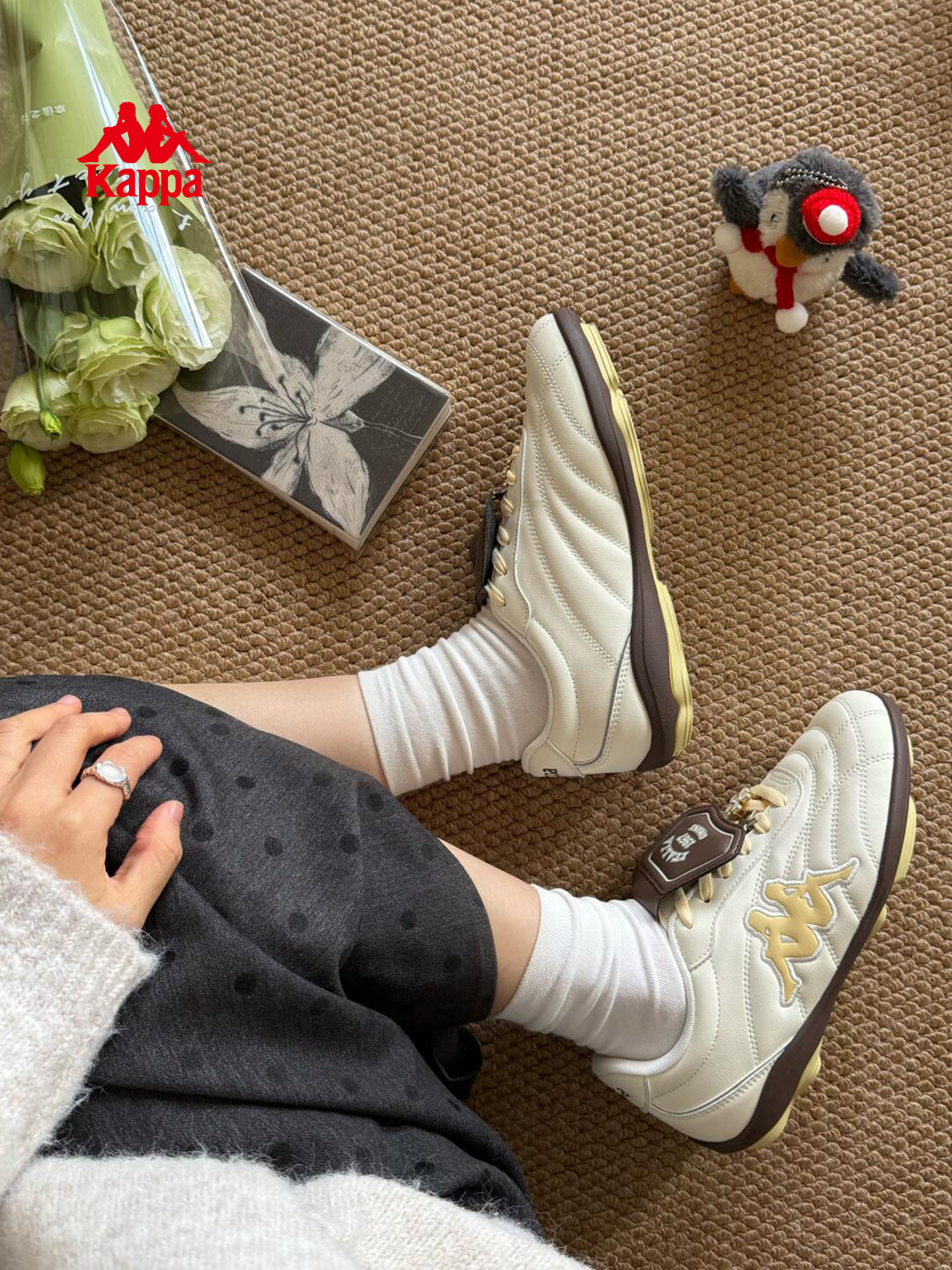 Kappa women's shoes K90 huge good-looking moral training shoes for women 2026 new football shoes sneakers super hot sports shoes for men