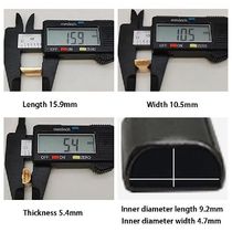 10Pcs Metal Zipper Stopper Zipper Tail Clip Stop Tail Plug