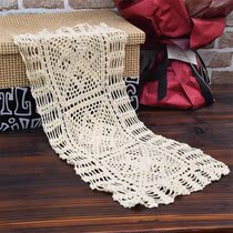 Dump foreign trade Original single European style Tian Garden Pure Cotton Thread Handhook Crochet Hook Flowers Retro Table Flag Dust Cover Cover Cloth Cover