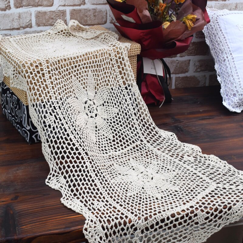 Dump foreign trade Original single European style Tian Garden Pure Cotton Thread Handmade Crochet Sofa Cover Towels Table Flag Dust Cover Cover Cloth cover cloth