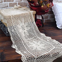 Dump foreign trade Original single European style Tian Garden Pure Cotton Thread Handmade Crochet Sofa Cover Towels Table Flag Dust Cover Cover Cloth cover cloth