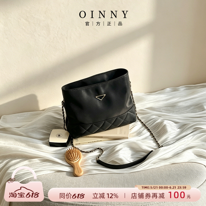 【618 Carnival】Oinny Crossbody Bag New Women's Bag Chain Bag Popular Small Bag Black Bag 6922 【618 Carnival】Oinny Crossbody Bag New Women's Bag Chain Bag Popular Small Bag Black Bag 6922