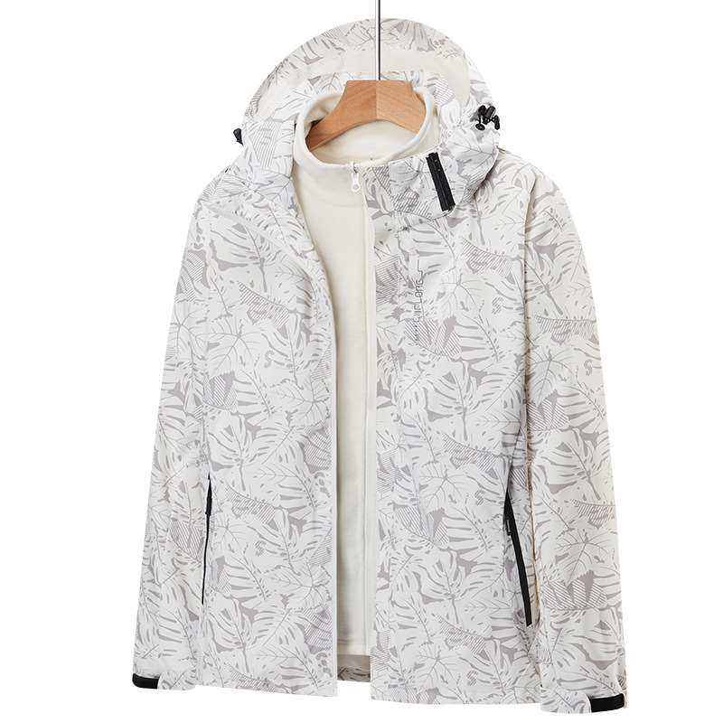 Outdoor Three-in-One Jacket Winter tendy Brand Two-Piece Det