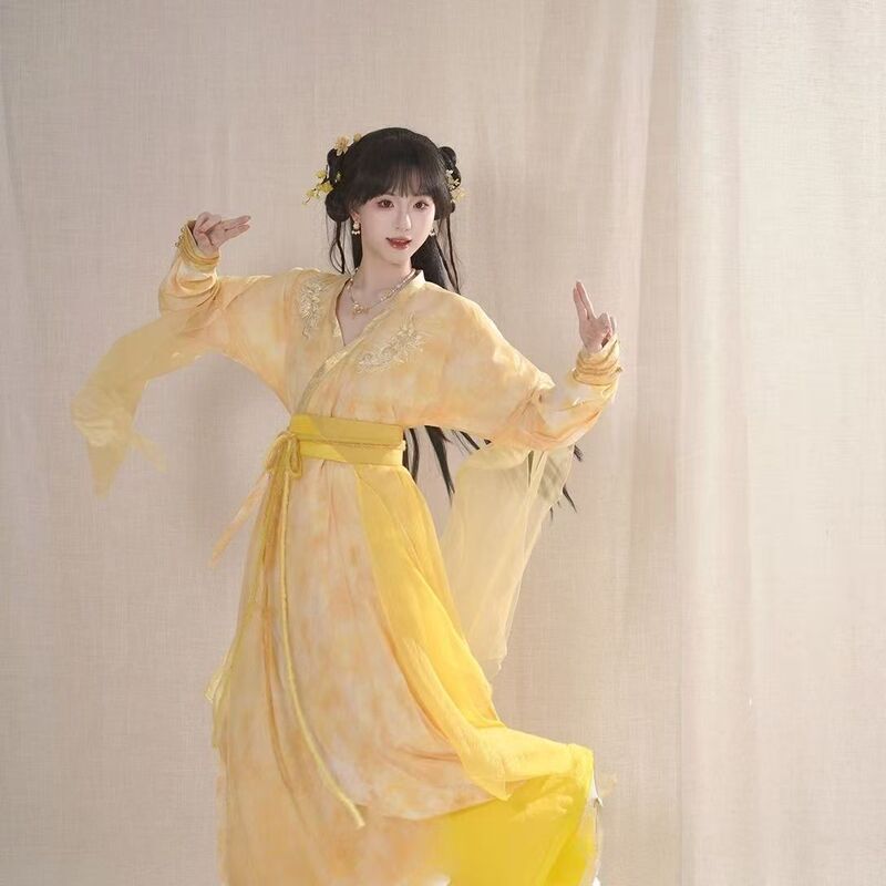 Original Xiaodongxia 2.0 Song-Style Long Robe, Improved National Trend Style, Martial Arts and Fairy-Like Hanfu Original Xiaodongxia 2.0 Song-Style Long Robe, Improved National Trend Style, Martial Arts and Fairy-Like Hanfu