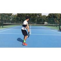 Tennis small racquet training device reducing the racquet amplitude swing training device turning and hitting with force coaching assistant