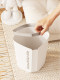 厨房垃圾桶家用2025新款轻奢高颜值大号卧室客厅厕所卫生间纸篓桶