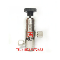 304 stainless steel high pressure and high temperature gas pressure regulating valve or adjustable pressure reducing valve threaded channel pressure reducing valve
