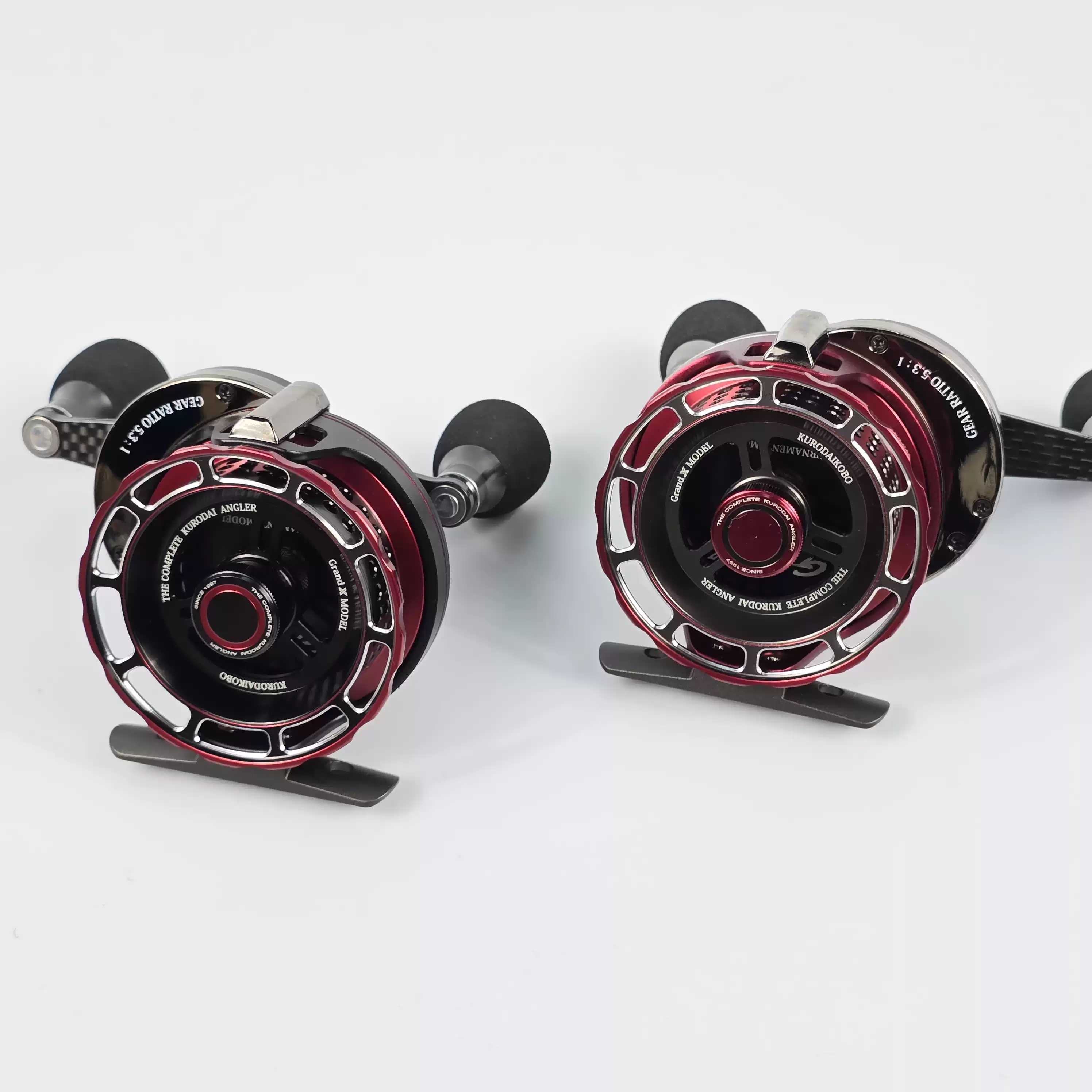 日本黑鲷工房カセ筏師The Athlete Rugger P65带卸力筏钓轮