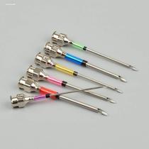 Syringe embroidery cross stitch stamp embroidery hollow embroidery needle tool handmade old-fashioned embroidery needle chop needle wool