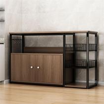 Kitchen rack floor-standing multi-layer storage cabinet multi-functional cabinet vegetable cutting table household storage cabinet storage cabinet