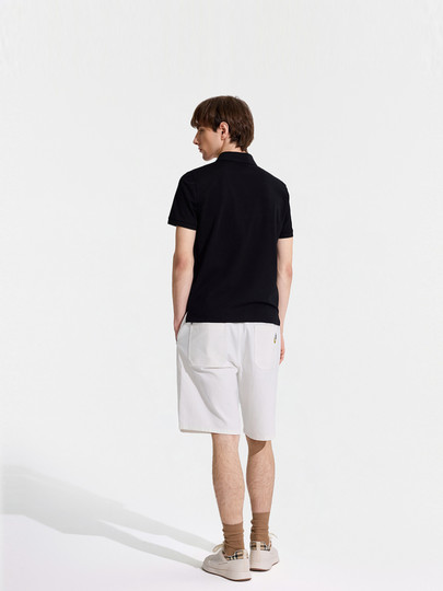 【Antibacterial, Skin-Friendly, Cool Feeling】Biyinlefen Summer Men's Short-Sleeve Polo Shirt, Multi-Color Lapel T-Shirt with Embroidered Logo