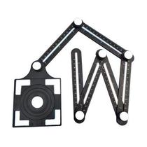 Tile opening locator universal hole opener 25mm bricklayer punching ruler multi-functional tiling artifact six-fold ruler