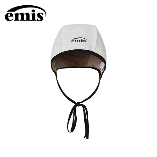 Корейская официальная женская плавательная шляпа EMIS 2024 Летняя новая ретро решетка