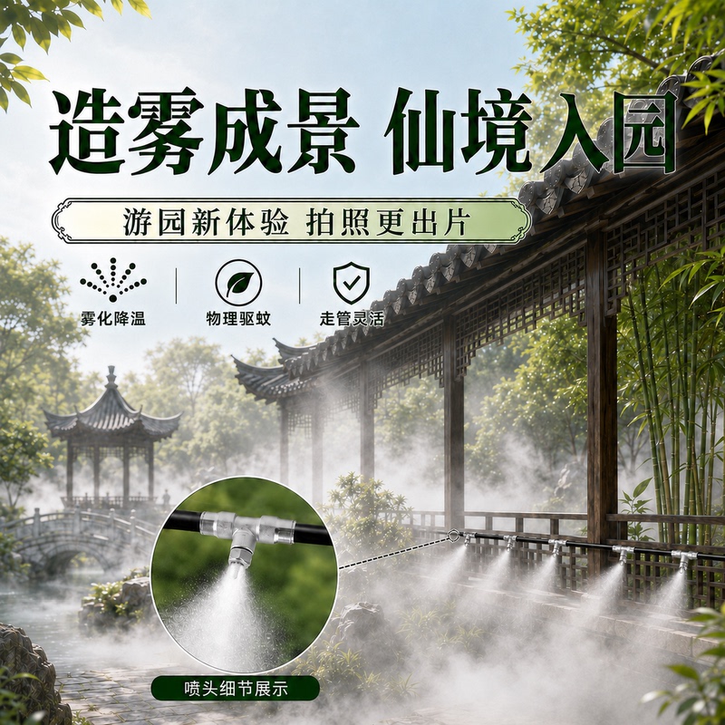 Mist Forest System Artificial Fog High-Pressure Spray Machine Fog Generator Cooling Dust Removal Humidification Equipment Landscape Gardening Atomization Mist Forest System Artificial Fog High-Pressure Spray Machine Fog Generator Cooling Dust Removal Humidification Equipment Landscape Gardening Atomization