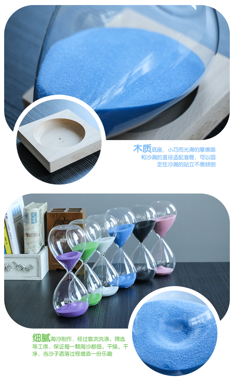 Sáng tạo đồng hồ cát đồng hồ bấm giờ trẻ em quicksand chai phòng khách trang trí nhà cá tính đơn giản hiện đại nhỏ đồ trang trí kệ dcor phòng ngủ
