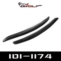 Suitable for E92 E93 M3 carbon fiber headlight eyebrow stickers 320i 325i 330i 335i headlight eyebrow stickers
