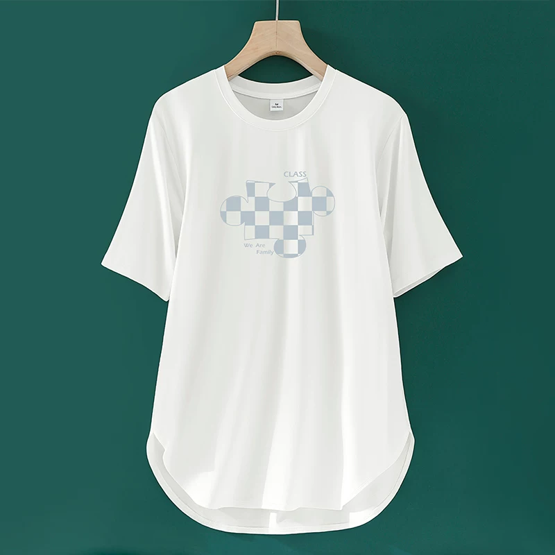 Summer short sleeve T-shirt, oversize, size
