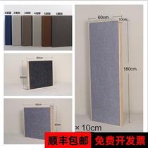 Sound-absorbing panel acoustic Paulownia frame wall decoration wooden piano room KTV recording studio sound fabric soft package manufacturer