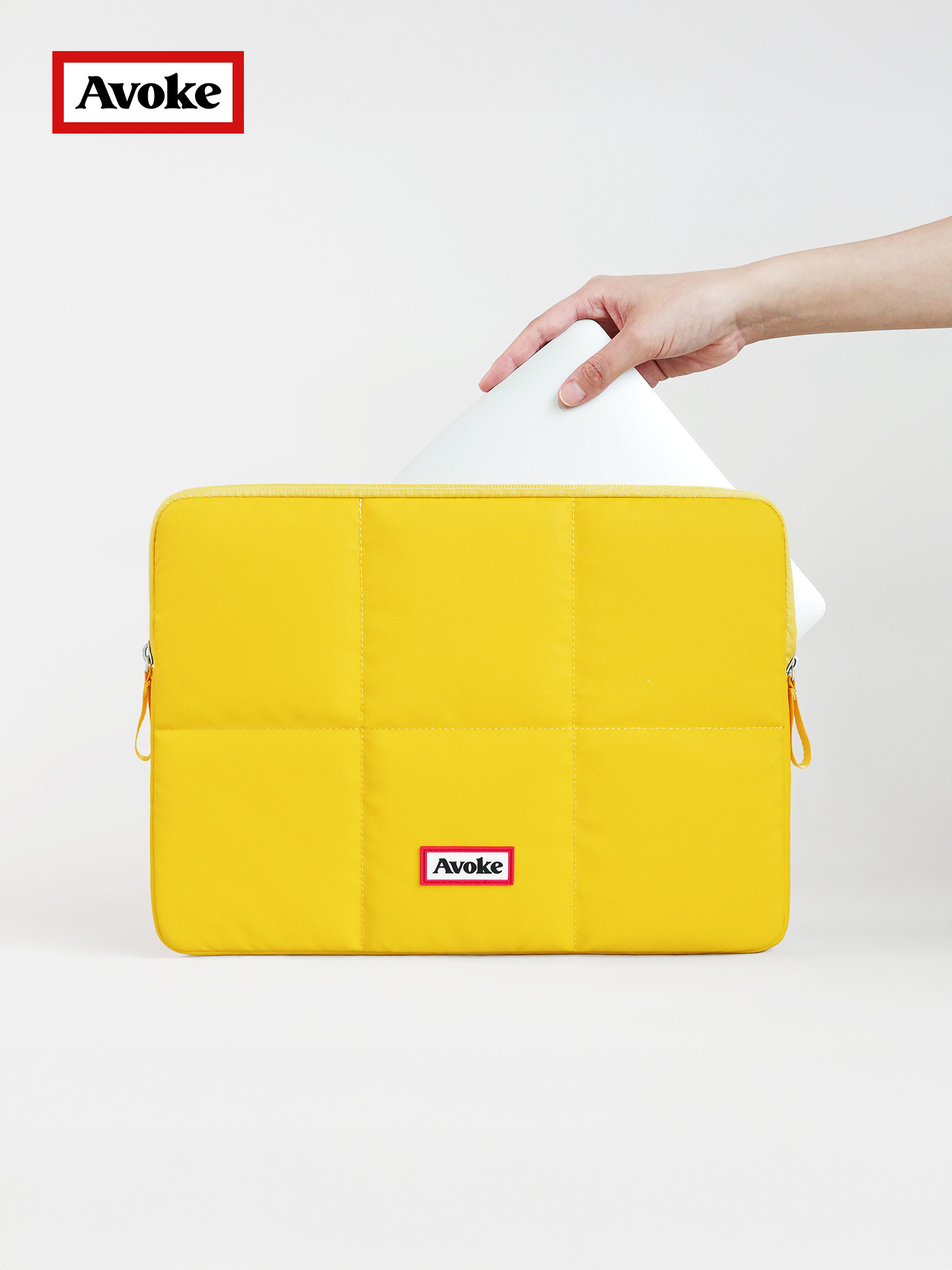 Avoke Soft Grid Inner Bag 13inch 14inch Laptop Bag 11inch iPad Tablet Protective Case 15inch 16inch High-End Storage Bag Suitable for Apple MacBook Pro/Air/Neo