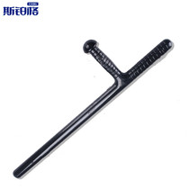 Spurger security riot stick rubber stick PC straight stick mace stick T-shaped stick hand guard stick patrol security campus anti-