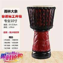 African drum Lijiang tambourine childrens kindergarten adult beginner Yunnan percussion instrument inch rainforest elephant
