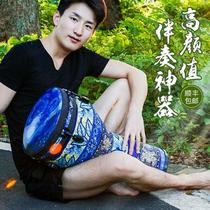 Star tambourine professional African drum for adults and children beginners to play percussion instrument folk drum