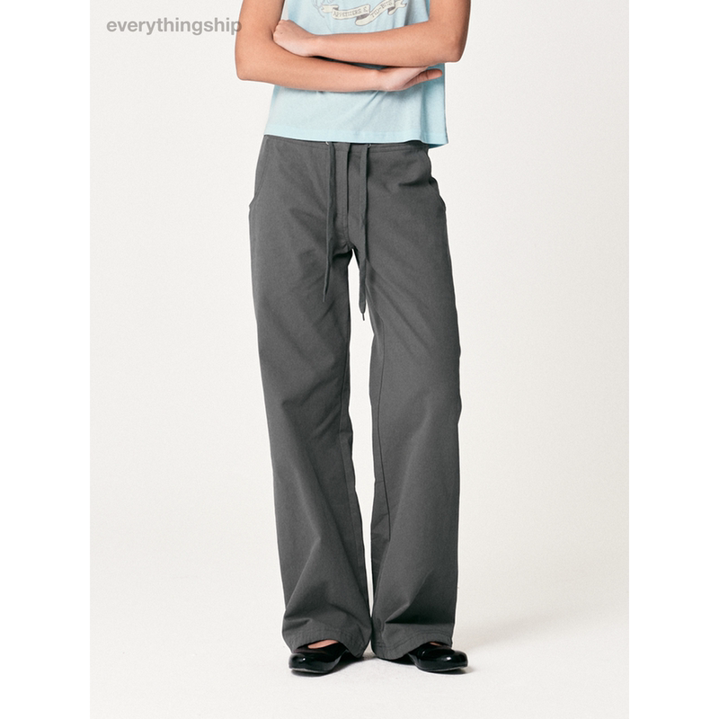 Everythingship Taco Cargo Drawstring Adjustable Jogger Casual Work Pants