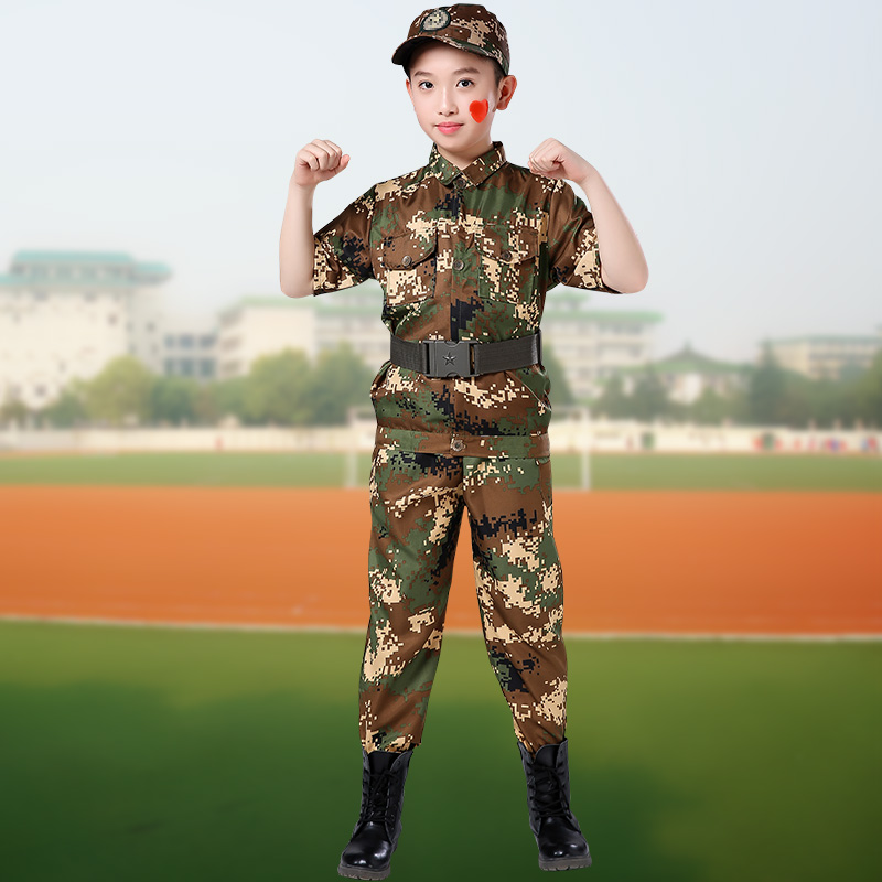 lực lượng đặc biệt trại hè đất, sinh viên biển và trường huấn luyện quân sự quần áo không khí chính chàng trai đồng phục quân đội và nữ ngụy trang bộ quần áo