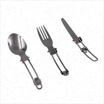 Stainless steel cutlery tableware flatware fold knife spoon