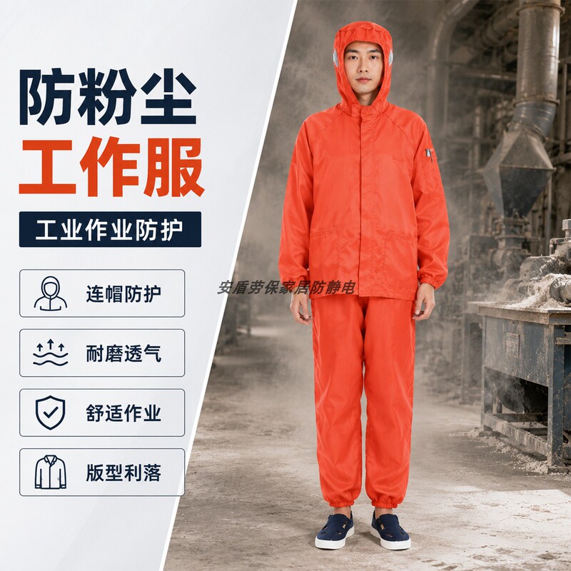 Orange Dust-Proof Coverall, Breathable and Thin, Summer Full-Body Dust-Proof and Heat-Dissipating Suit, Isolation Heavy-Duty Dirt-Resistant One-Piece Suit Orange Dust-Proof Coverall, Breathable and Thin, Summer Full-Body Dust-Proof and Heat-Dissipating Suit, Isolation Heavy-Duty Dirt-Resistant One-Piece Suit